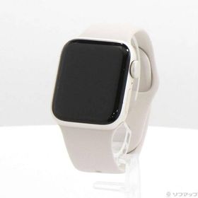 〔中古〕Apple(アップル) Apple Watch SE 第2世代 GPS 40mm スターライトアルミニウムケース スターライトスポーツバンド〔276-ud〕