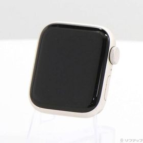 〔中古〕Apple(アップル) Apple Watch SE 第2世代 GPS 40mm スターライトアルミニウムケース バンド無し〔377-ud〕