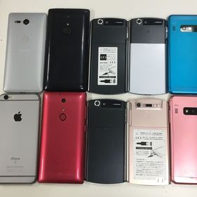 iPhone ソニー 富士通 京セラ NES スマホ SO-05K iPhone6s他 10台