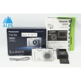 Panasonic パナソニック LUMIX DMC-TZ10 コンパクトデジタルカメラ シルバー 元箱付 260629b【アルプスカメラ】