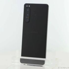 ソフマップ 〔中古品〕 Xperia 5 IV 128GB ブラック SOG09 au SIMフリー【377】