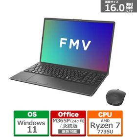 富士通 16型ノートパソコン FMV Note A FMVA77K3BA