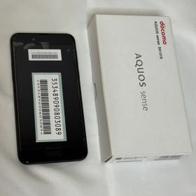 未使用 docomo AQUOS sense SH-01K 黒 ANR013