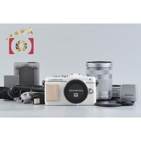 【中古】OLYMPUS オリンパス PEN Lite E-PL7 EZ ダブルズームキット ホワイト