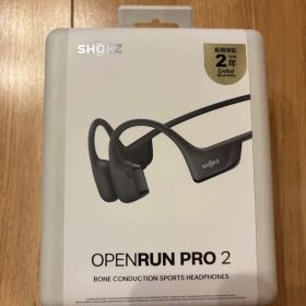 Shokz OpenRun Pro 2 骨伝導イヤホン 本体 ブラック