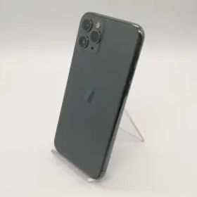 【中古】Apple SoftBank 【SIMロック解除済み】 iPhone 11 Pro 256GB ミッドナイトグリーン MWCC2J/A【小倉駅前】保証期間１ヶ月【ランク