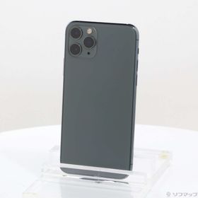 (中古)SoftBank iPhone11 Pro 256GB ミッドナイトグリーン MWCC2J/A SoftBank(348-ud)