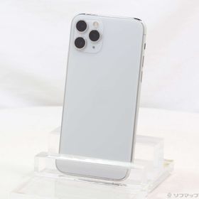 (中古)Apple iPhone11 Pro 64GB シルバー MWC32J/A SIMフリー(247-ud)
