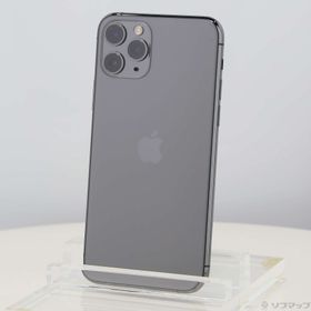 (中古)Apple iPhone11 Pro 256GB スペースグレイ MWC72J/A SIMフリー(262-ud)