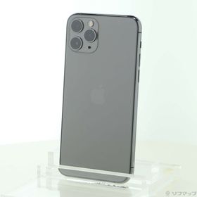 (中古)Apple iPhone11 Pro 256GB スペースグレイ MWC72J/A SIMフリー(295-ud)