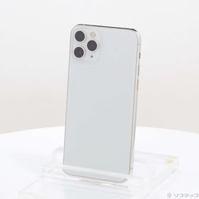 (中古)Apple iPhone11 Pro 256GB シルバー MWC82J/A SIMフリー(297-ud)