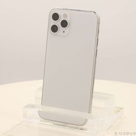(中古)Apple iPhone11 Pro 256GB シルバー NWC82J/A SIMフリー(269-ud)