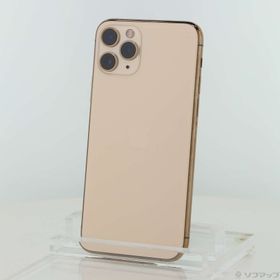 (中古)Apple iPhone11 Pro 64GB ゴールド MWC52J/A SoftBank(276-ud)