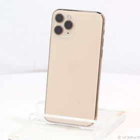 (中古)Apple iPhone11 Pro 64GB ゴールド MWC52J/A SIMフリー(247-ud)
