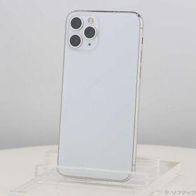(中古)Apple iPhone11 Pro 256GB シルバー MWC82J/A SIMフリー(297-ud)