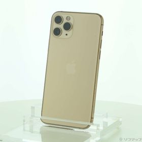 (中古)Apple iPhone11 Pro 64GB ゴールド MWC52J/A SIMフリー(371-ud)