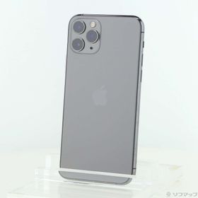 (中古)Apple iPhone11 Pro 256GB スペースグレイ MWC72J/A SIMフリー(262-ud)