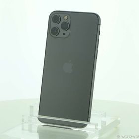 (中古)Apple iPhone11 Pro 64GB スペースグレイ MWC22J/A SIMフリー(196-ud)