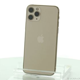 (中古)Apple iPhone11 Pro 64GB ゴールド MWC52J/A SoftBank(247-ud)