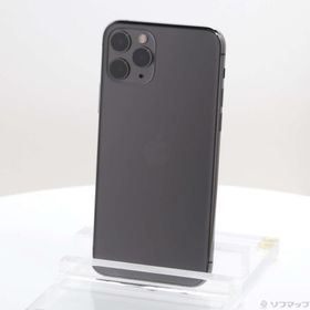 (中古)Apple iPhone11 Pro 512GB スペースグレイ NWCD2J/A SIMフリー(368-ud)