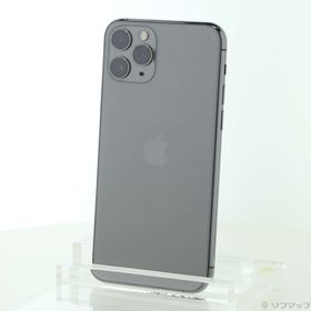 (中古)Apple iPhone11 Pro 256GB スペースグレイ MWC72J/A SIMフリー(258-ud)
