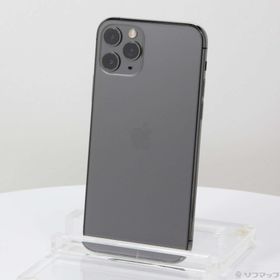 (中古)Apple iPhone11 Pro 256GB スペースグレイ MWC72J/A SIMフリー(377-ud)