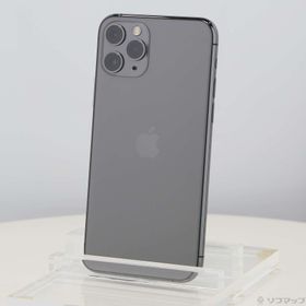 (中古)Apple iPhone11 Pro 256GB スペースグレイ MWC72J/A SIMフリー(348-ud)