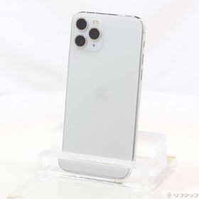 (中古)Apple iPhone11 Pro 64GB シルバー MWC32J/A SIMフリー(344-ud)