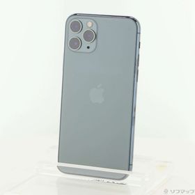 (中古)SoftBank iPhone11 Pro 64GB ミッドナイトグリーン MWC62J/A SoftBank(297-ud)