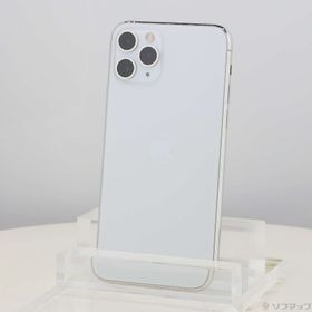 (中古)Apple iPhone11 Pro 256GB シルバー NWC82J/A SIMフリー(276-ud)