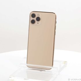 (中古)Apple iPhone11 Pro 256GB ゴールド MWC92J/A SIMフリー(297-ud)