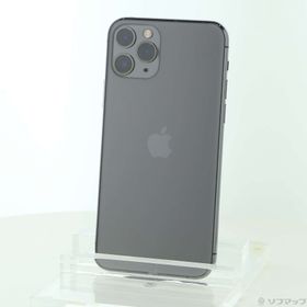 (中古)Apple iPhone11 Pro 256GB スペースグレイ NWC72J/A SIMフリー(377-ud)