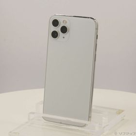 (中古)Apple iPhone11 Pro 64GB シルバー MWC32J/A SIMフリー(377-ud)