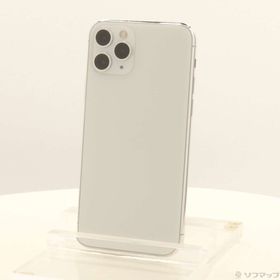 (中古)Apple iPhone11 Pro 64GB シルバー MWC32J/A SIMフリー(276-ud)