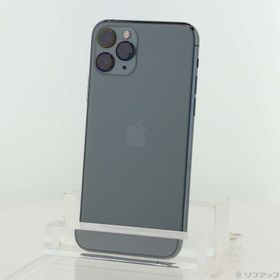 (中古)Apple iPhone11 Pro 256GB ミッドナイトグリーン MWCC2J/A SIMフリー(262-ud)