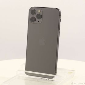 (中古)Apple iPhone11 Pro 64GB スペースグレイ MWC22J/A SIMフリー(198-ud)