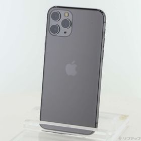 (中古)Apple iPhone11 Pro 256GB スペースグレイ MWC72J/A SIMフリー(262-ud)