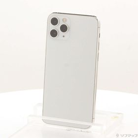 (中古)Apple iPhone11 Pro 64GB シルバー MWC32J/A SIMフリー(344-ud)