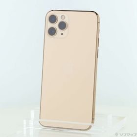 (中古)Apple iPhone11 Pro 64GB ゴールド MWC52J/A SoftBank(262-ud)