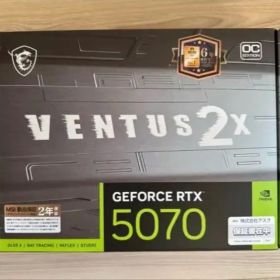 【新品未開封】MSI GeForce RTX 5070 12G VENTUS