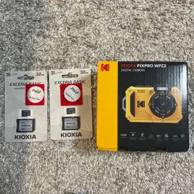 【新品】KODAK PIXPRO WPZ2 デジカメ 本体 microSD２枚