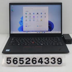 Lenovo ThinkPad X1 Carbon 7th Gen Core i5 8265U 1.6GHz/8GB/256GB(SSD)/14W/FHD(1920x1080) タッチパネル/Win11 【565264339】