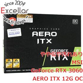 [bn:16] MSI製グラボ GeForce RTX 3060 AERO ITX 12G OC PCIExp 12GB 元箱あり