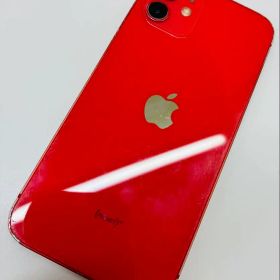ジャンク iPhone12 64GB レッド 本体 一部タッチ不可