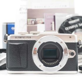 オリンパス Olympus Pen Lite E-PL7 16.0MP Camera Silver 6258 shots 元箱 [美品] #Z6485A