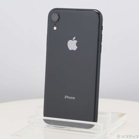 (中古)Apple iPhoneXR 64GB ブラック MT002J/A SIMフリー(344-ud)