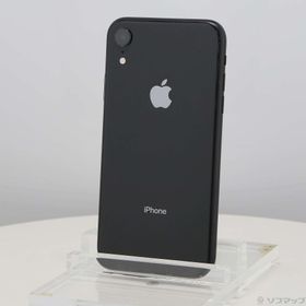 (中古)Apple iPhoneXR 64GB ブラック MT002J/A SIMフリー(352-ud)