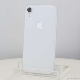 (中古)SoftBank iPhoneXR 64GB ホワイト MT032J/A SoftBank(262-ud)