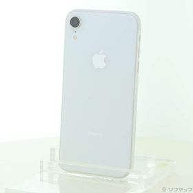 (中古)au iPhoneXR 64GB ホワイト MT032J/A SIMフリー(247-ud)