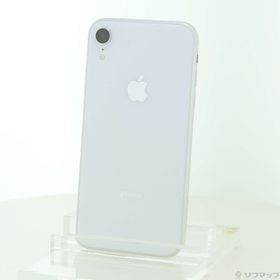 (中古)Apple iPhoneXR 64GB ホワイト MT032J/A SIMフリー(377-ud)